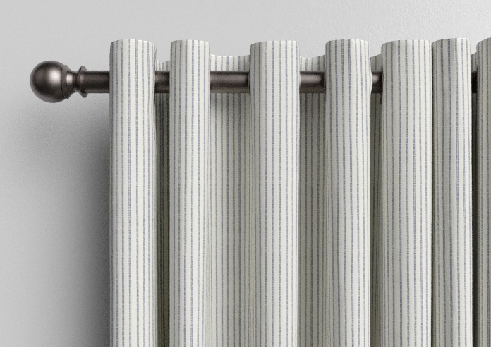 Laura Ashley Candy Stripe, French Navy - Made to Measure Curtains - Image 12